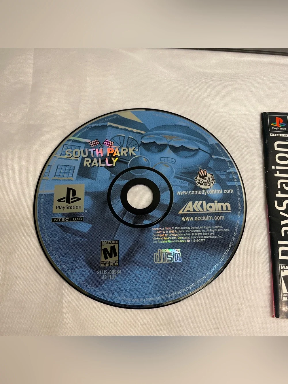 South Park Rally (PlayStation 1, 1999) PS1 W/ Reg Card No Original Case Works